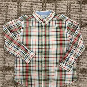 Little English Red and Green Plaid Button Down Shirt